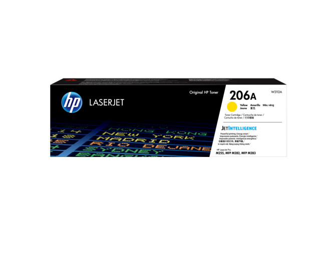 TONER HP W2112A 206A Yellow (M255NW/M282NW):1250แผ่น