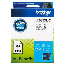 INK Brother # LC535XL Cyan (DCP-J100/J200/J105)